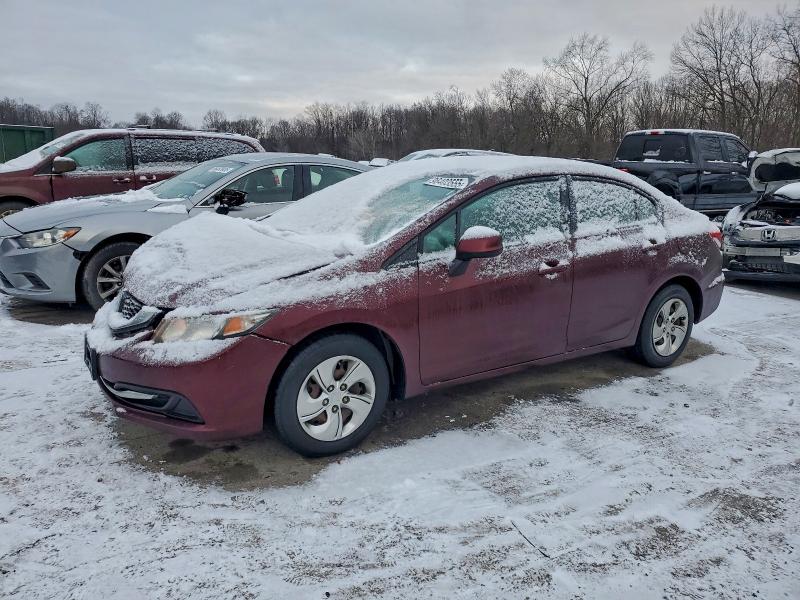 HONDA CIVIC LX 2013 with VIN 19XFB2F54DE097350 - Photo from auction