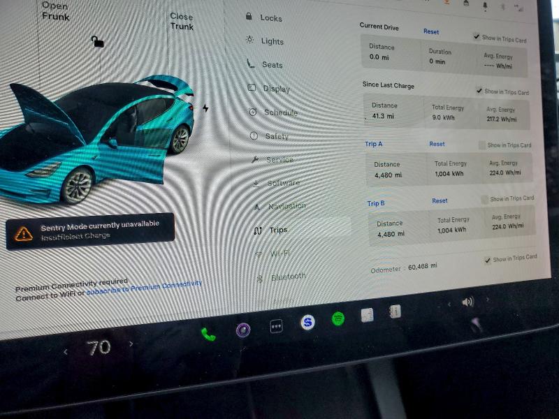 Photo 9 from auction – 2021 TESLA MODEL 3 with VIN 5YJ3E1EAXMF031186