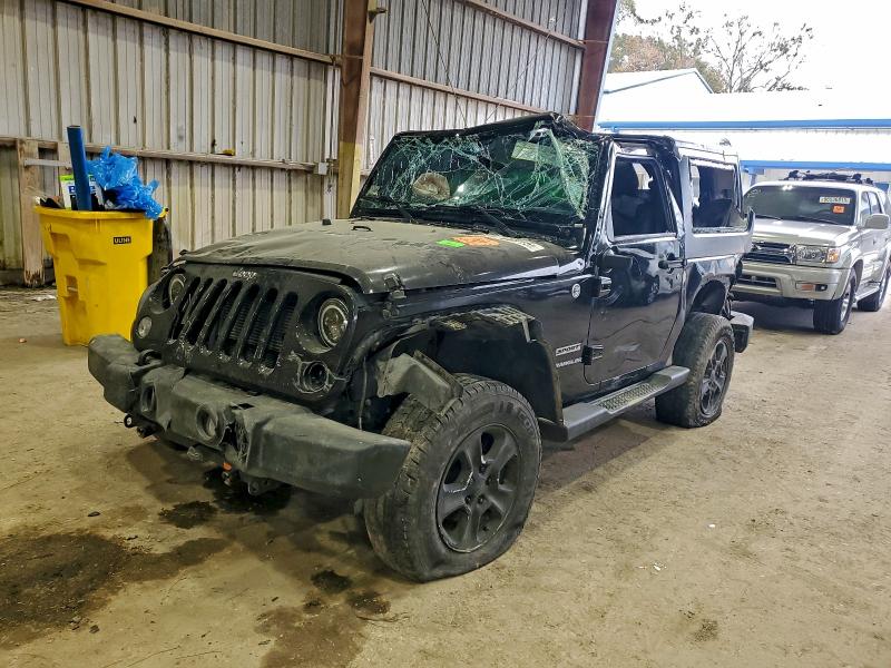 JEEP WRANGLER S 2015 with VIN 1C4AJWAGXFL511447 - Photo from auction
