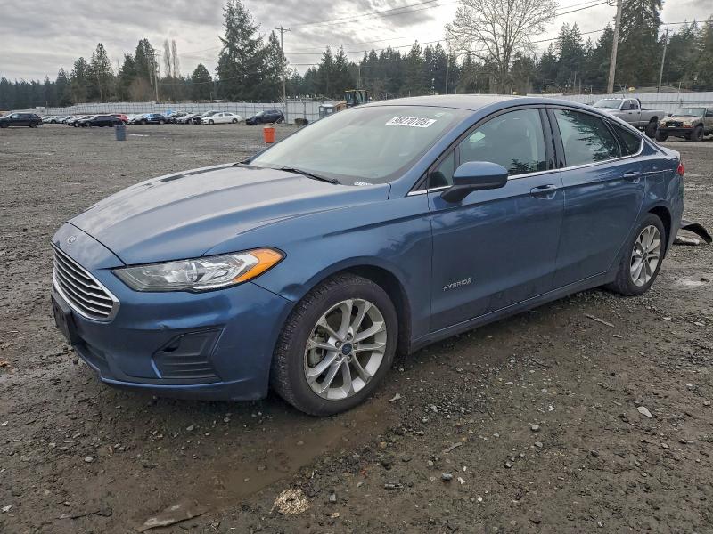 FORD FUSION SE 2019 with VIN 3FA6P0LU0KR179752 - Photo from auction