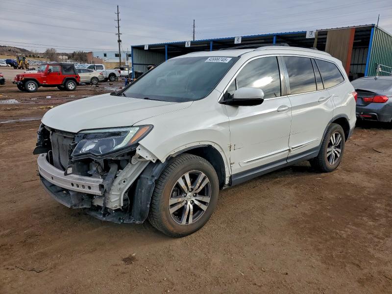Photo 1 from auction – 2017 HONDA PILOT EXL with VIN 5FNYF6H58HB061839