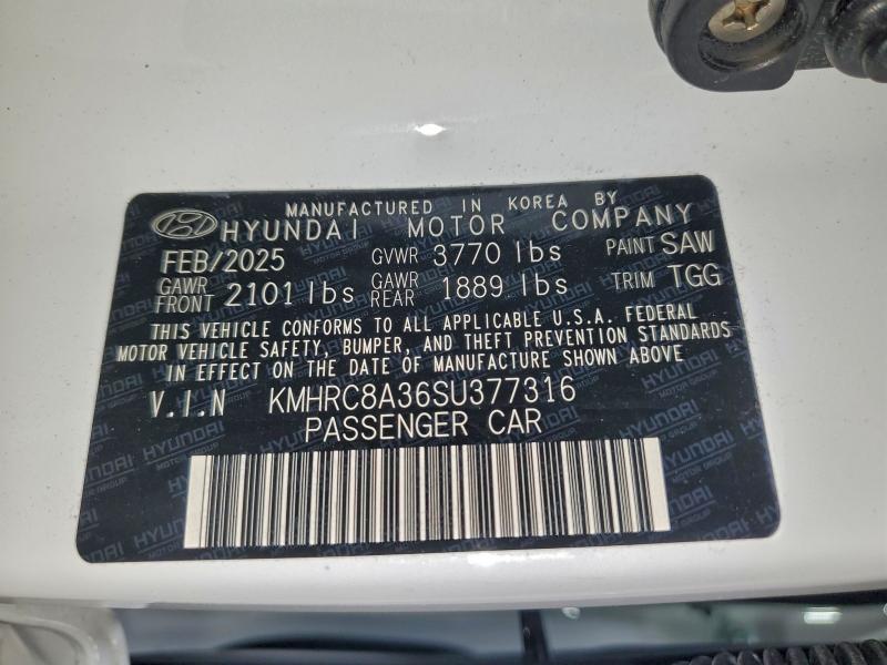 Photo 14 from auction – 2025 HYUNDAI VENUE with VIN KMHRC8A36SU377316