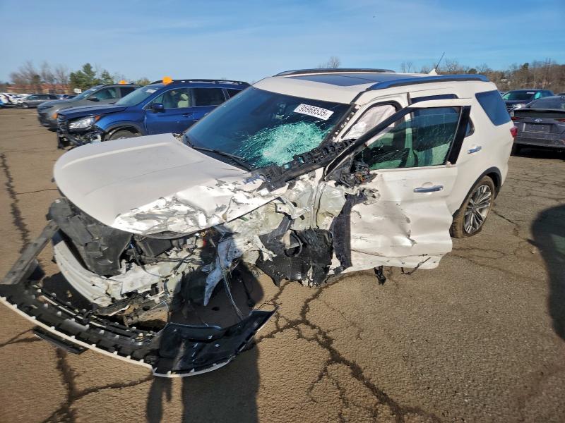 FORD EXPLORER P 2018 with VIN 1FM5K8HT7JGA52128 - Photo from auction