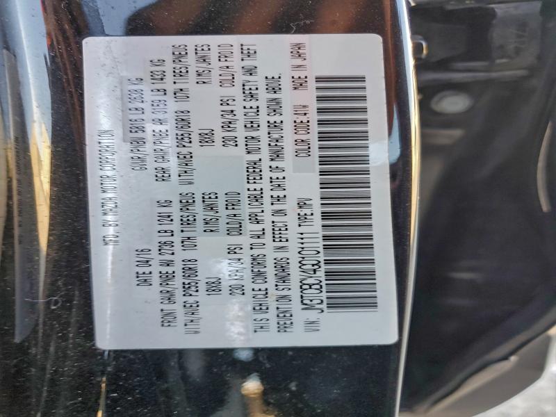 Photo 14 from auction – 2016 MAZDA CX-9 TOURI with VIN JM3TCBCY4G0101111