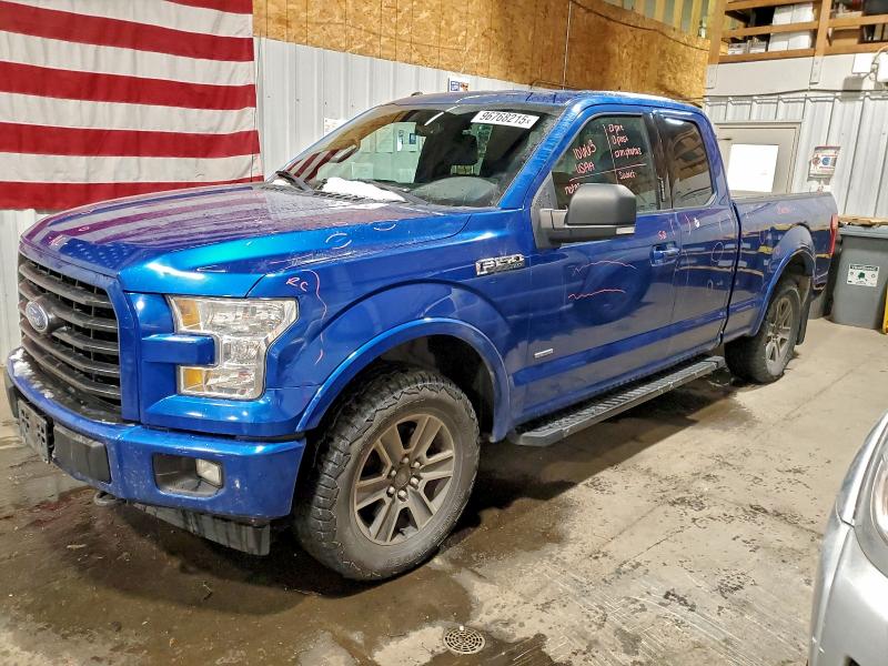 FORD F150 SUPER 2017 with VIN 1FTEX1EP5HFA29113 - Photo from auction