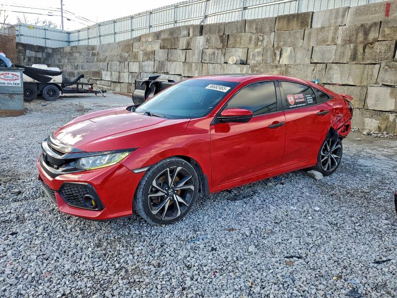 Photo 1 from auction – 2018 HONDA CIVIC with VIN 2HGFC1E55JH705984