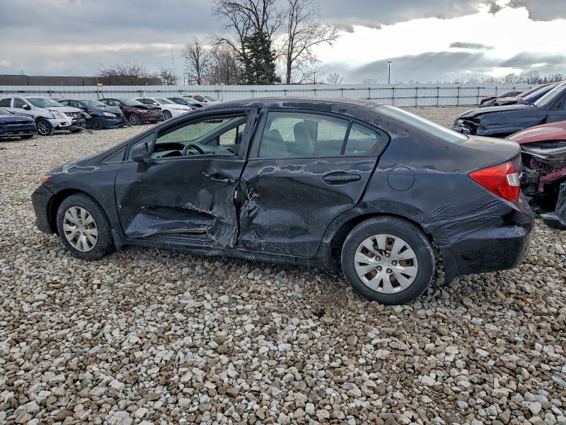Photo 2 from auction – 2012 HONDA CIVIC LX with VIN 2HGFB2F53CH605411