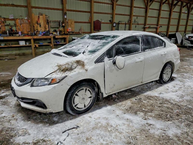 HONDA CIVIC LX 2013 with VIN 2HGFB2F44DH107243 - Photo from auction