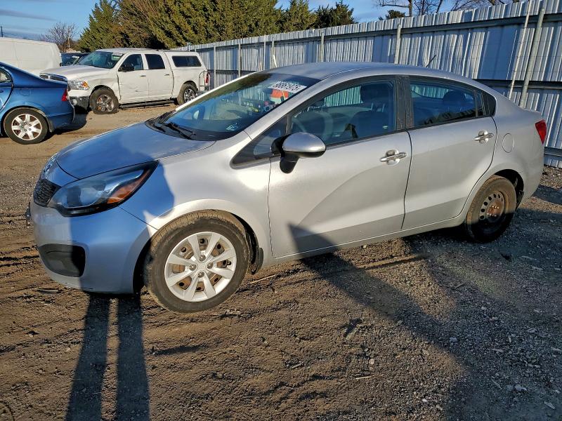 KIA RIO LX 2015 with VIN KNADM4A3XF6464101 - Photo from auction