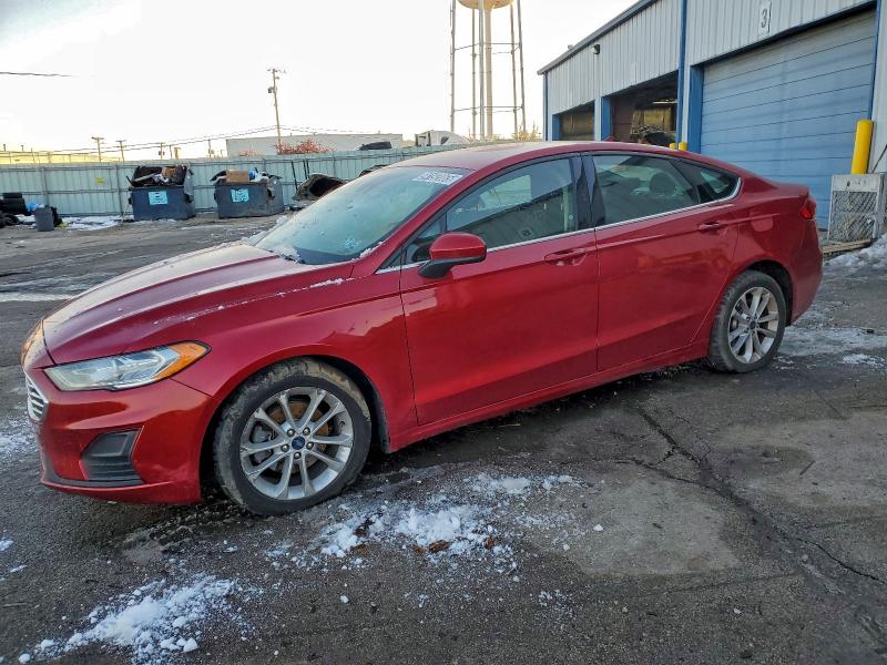 FORD FUSION SE 2020 with VIN 3FA6P0LU5LR105891 - Photo from auction