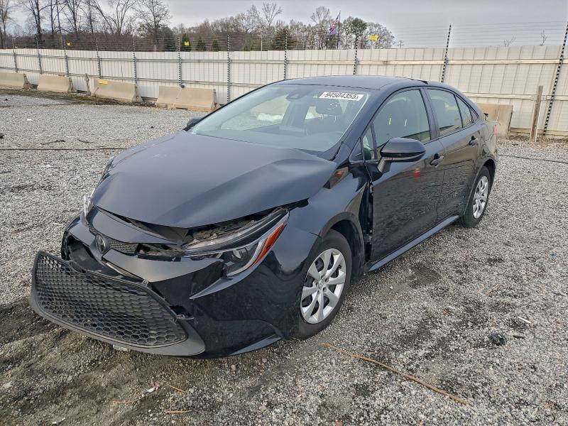 TOYOTA COROLLA LE 2021 with VIN JTDEPMAE5MJ156876 - Photo from auction