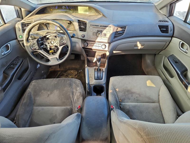 Photo 8 from auction – 2012 HONDA CIVIC LX with VIN 19XFB2F53CE091635