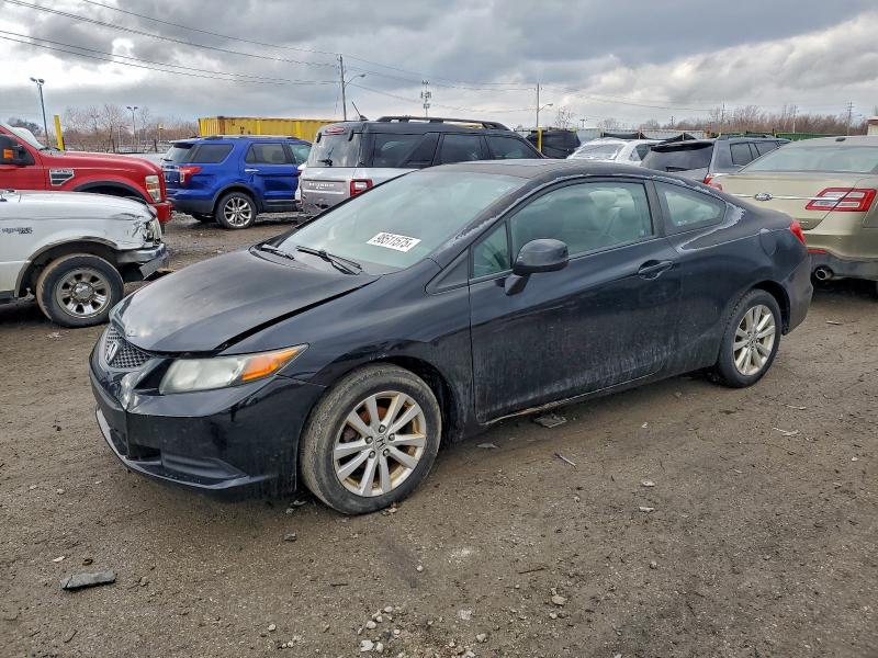 HONDA CIVIC EX 2012 with VIN 2HGFG3B80CH544378 - Photo from auction