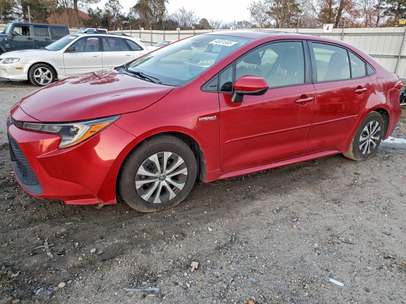 TOYOTA COROLLA LE 2020 with VIN JTDEBRBE7LJ015204 - Photo from auction
