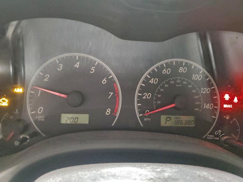 Photo 9 from auction – 2009 TOYOTA COROLLA BA with VIN JTDBL40E59J010467