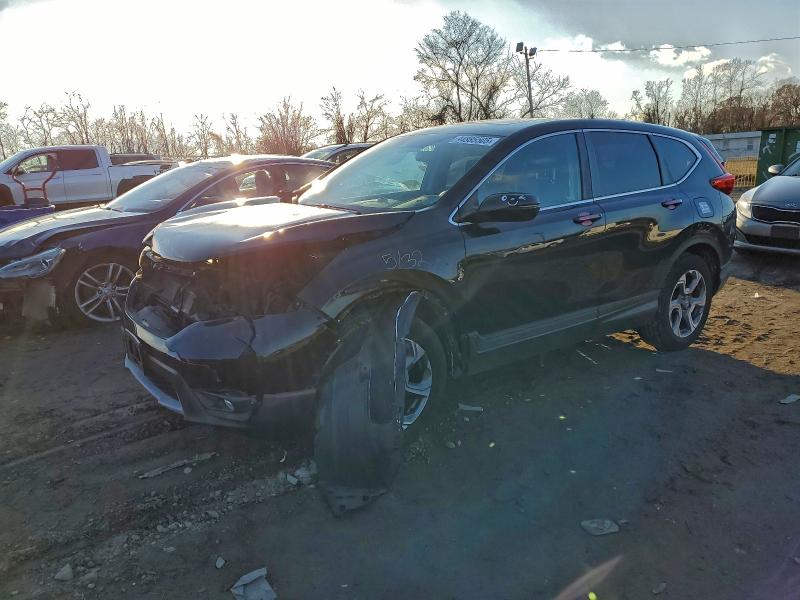 HONDA CR-V EX 2019 with VIN 7FARW2H50KE034658 - Photo from auction