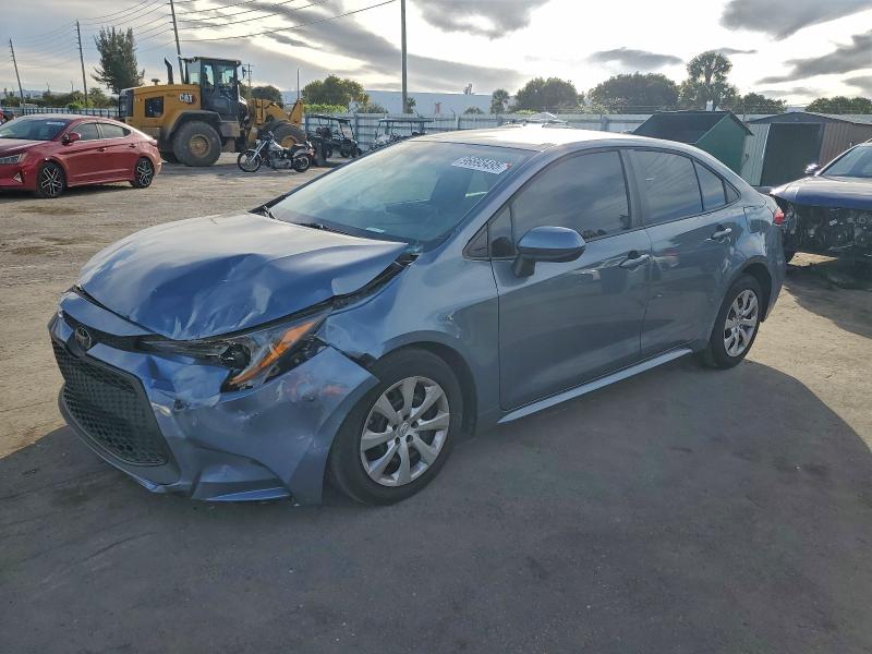 TOYOTA COROLLA LE 2021 with VIN 5YFEPMAE4MP173793 - Photo from auction