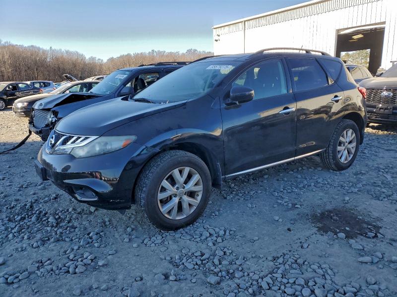 NISSAN MURANO S 2011 with VIN JN8AZ1MW2BW155104 - Photo from auction