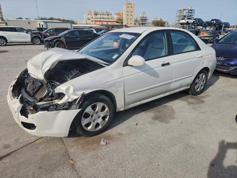 KIA SPECTRA EX 2008 with VIN KNAFE121185557065 - Photo from auction