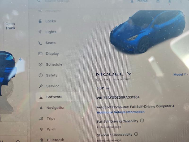 Фото 9 с аукциона – 2024 TESLA MODEL Y с VIN 7SAYGDED5RA331964
