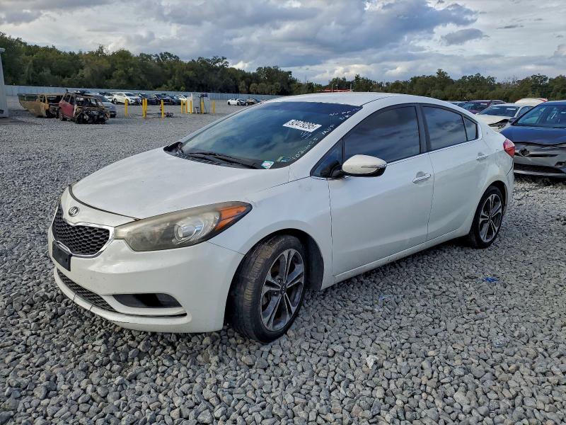 KIA FORTE EX 2014 with VIN KNAFX4A88E5102655 - Photo from auction