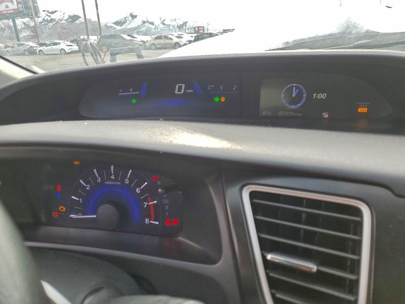 Photo 9 from auction – 2013 HONDA CIVIC LX with VIN 19XFB2F53DE263969