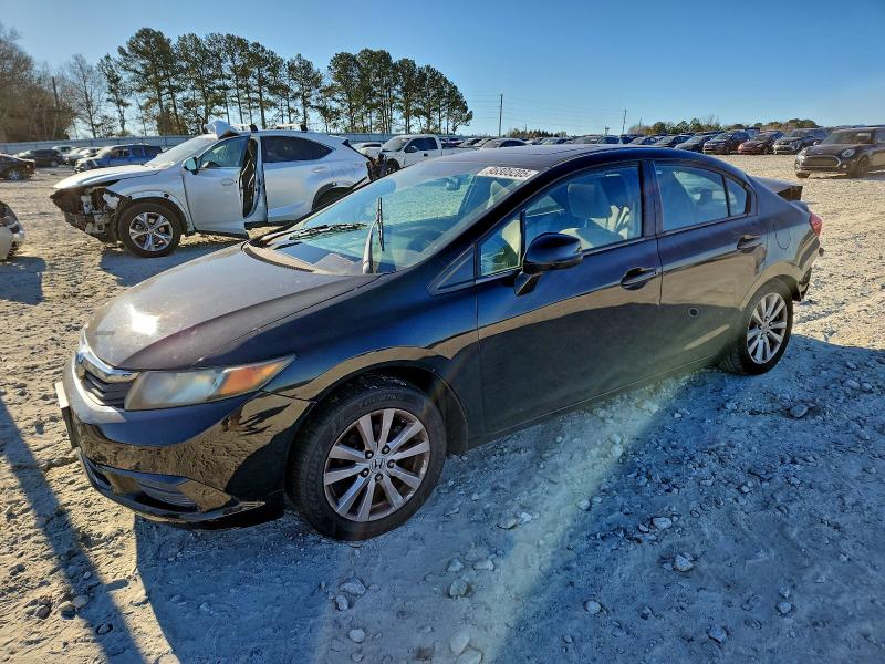 HONDA CIVIC EX 2012 with VIN 19XFB2F81CE045862 - Photo from auction