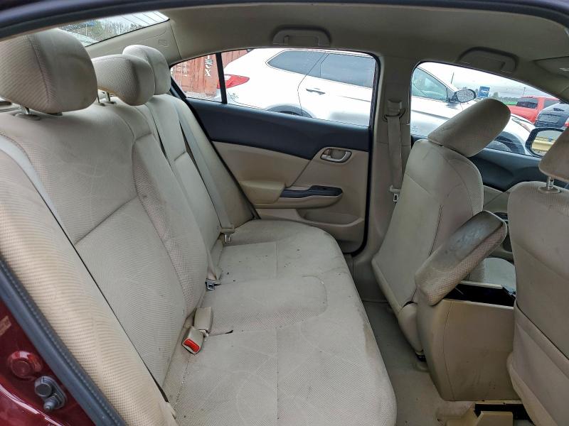 Photo 10 from auction – 2012 HONDA CIVIC LX with VIN 19XFB2F59CE095236