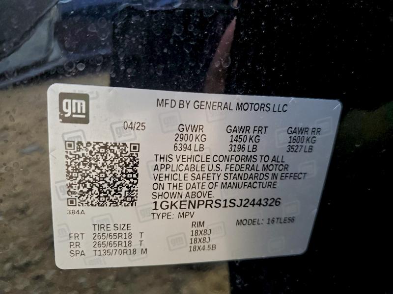 Photo 14 from auction – 2025 GMC ACADIA AT4 with VIN 1GKENPRS1SJ244326