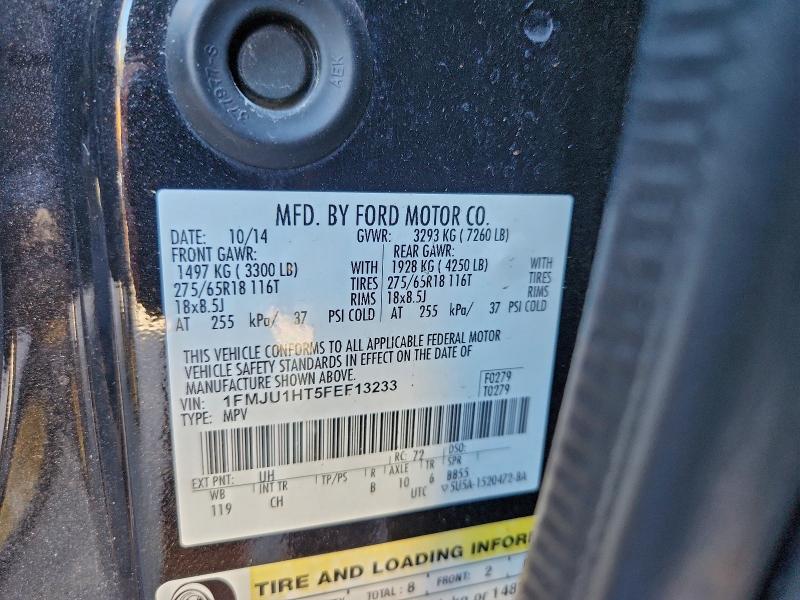 Photo 14 from auction – 2015 FORD EXPEDITION with VIN 1FMJU1HT5FEF13233