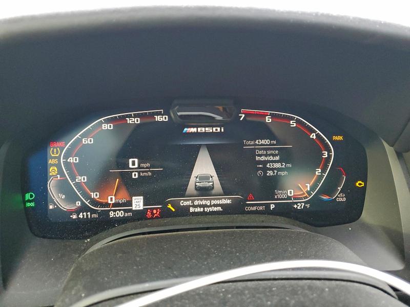 Photo 9 from auction – 2023 BMW M850XI with VIN WBABC4C00PCL83317