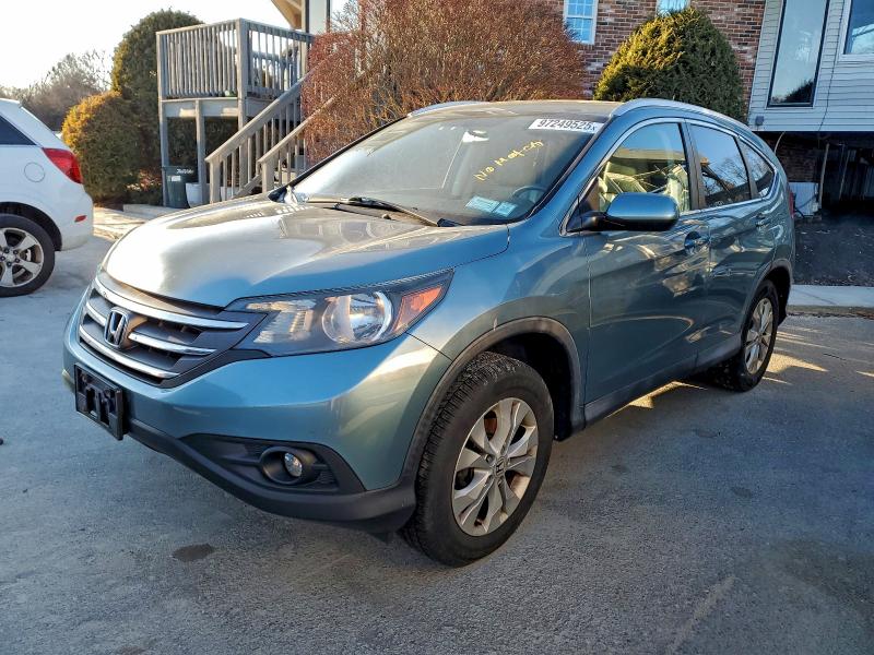 HONDA CR-V EXL 2014 with VIN 2HKRM4H78EH690899 - Photo from auction