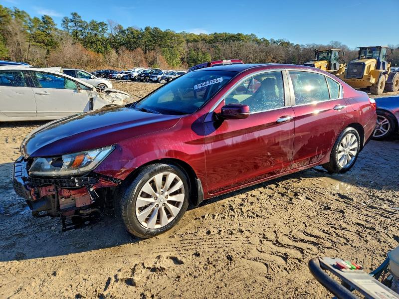 HONDA ACCORD EXL 2014 with VIN 1HGCR2F8XEA003017 - Photo from auction