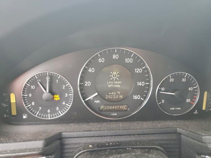 Photo 9 from auction – 2007 MERCEDES-BENZ E with VIN WDBUF22X87B135097