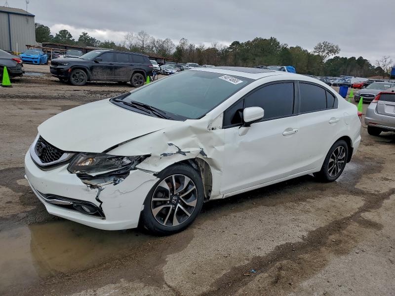 HONDA CIVIC 2015 with VIN 19XFB2F8XFE263528 - Photo from auction