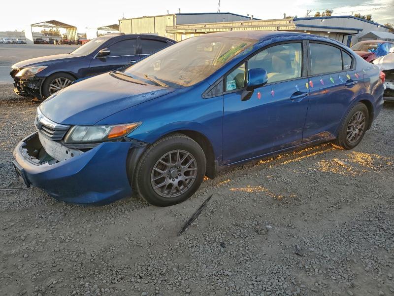 HONDA CIVIC LX 2012 with VIN 2HGFB2F57CH505103 - Photo from auction