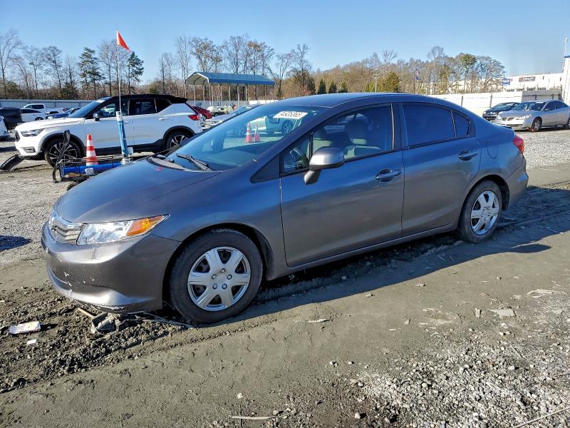 HONDA CIVIC LX 2012 with VIN 19XFB2F58CE355934 - Photo from auction