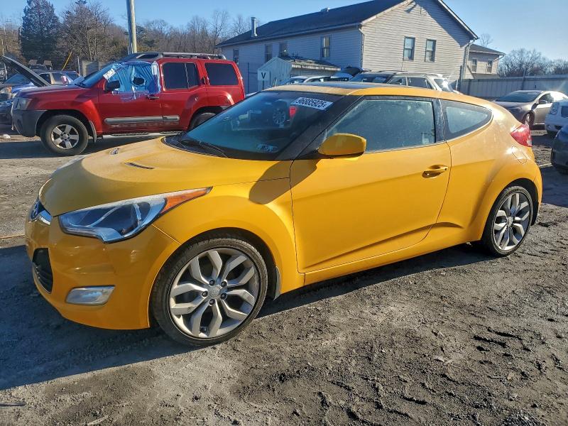 HYUNDAI VELOSTER 2013 with VIN KMHTC6AD2DU125990 - Photo from auction