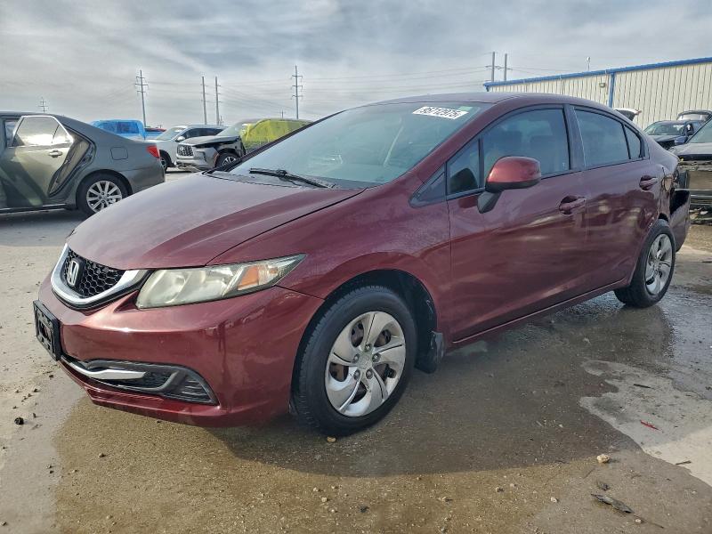 Photo 1 from auction – 2013 HONDA CIVIC with VIN 2HGFB2F53DH594363