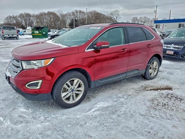 FORD EDGE SEL 2017 with VIN 2FMPK4J94HBB40359 - Photo from auction