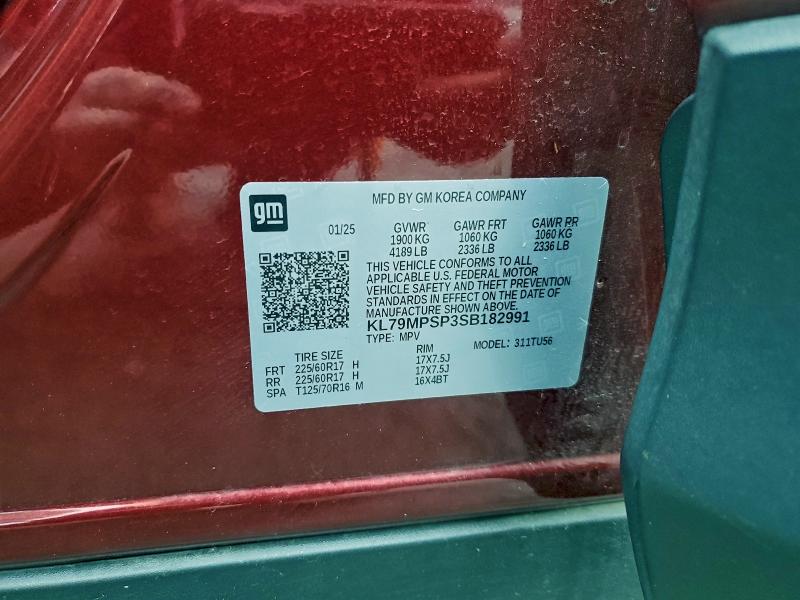 Photo 14 from auction – 2025 CHEVROLET TRAILBLAZE with VIN KL79MPSP3SB182991