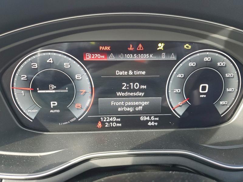 Photo 9 from auction – 2022 AUDI A4 PREMIUM with VIN WAUEAAF47NN004654