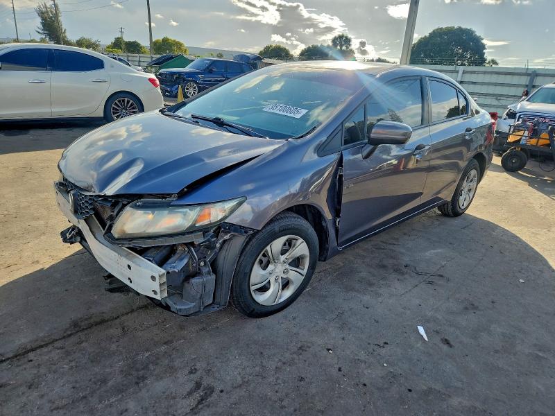 HONDA CIVIC LX 2014 with VIN 19XFB2F58EE243394 - Photo from auction