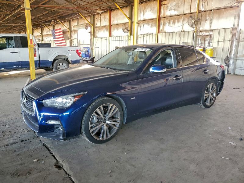 INFINITI Q50 LUXE 2018 with VIN JN1EV7AR5JM435946 - Photo from auction