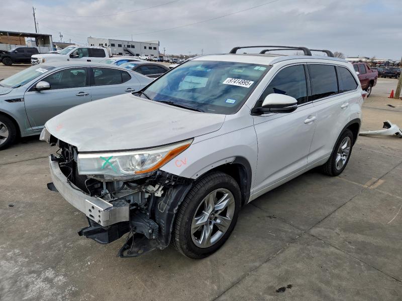 TOYOTA HIGHLANDER 2016 with VIN 5TDYKRFHXGS150252 - Photo from auction
