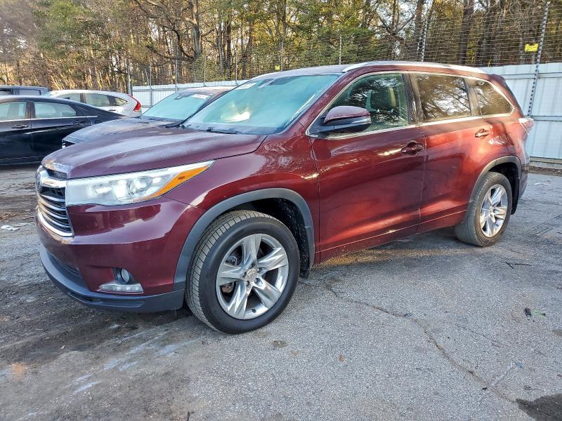 TOYOTA HIGHLANDER 2014 with VIN 5TDDKRFH6ES039743 - Photo from auction