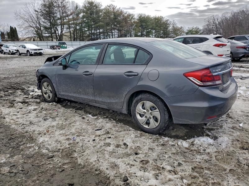 Photo 2 from auction – 2013 HONDA CIVIC LX with VIN 19XFB2F52DE239100
