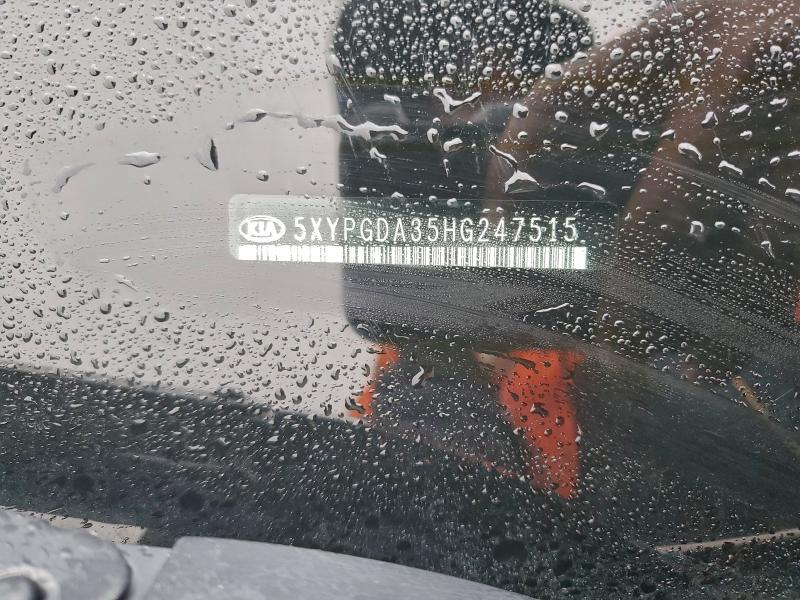 Photo 14 from auction – 2017 KIA SORENTO LX with VIN 5XYPGDA35HG247515