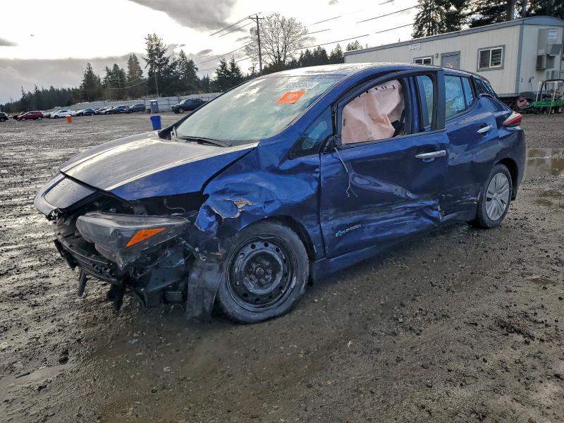 NISSAN LEAF S 2018 with VIN 1N4AZ1CP7JC305638 - Photo from auction