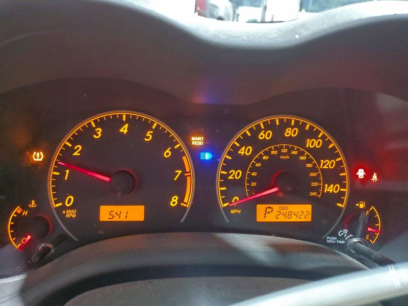 Photo 9 from auction – 2009 TOYOTA COROLLA BA with VIN JTDBL40E799058859